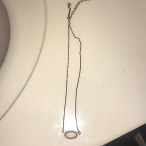 opal and gold with crystals kendra scott necklace